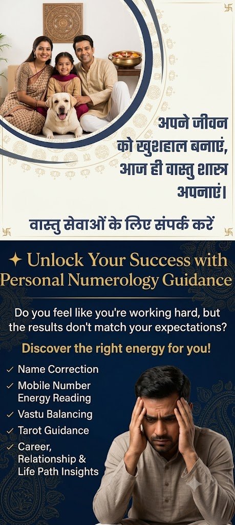 Vasttu chakra Trustworthy Astrologer in India | Numerology Expert & Top Rated Vastu Consultant 